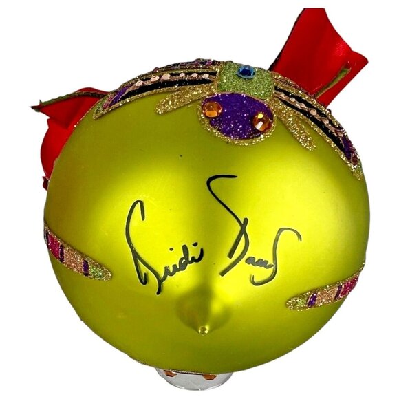 2010 St Jude Swarovski Elements Christmas Ornament Glass Dragonfly Heidi Daus - Picture 4 of 11